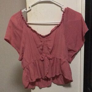 True craft, pink blouse, size small